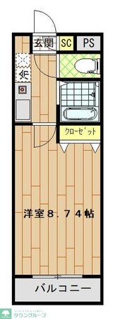プラチナコート58番館の物件間取画像